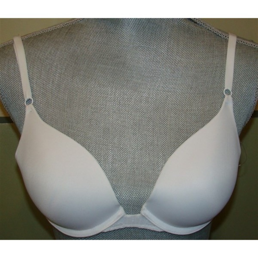 NWOT Maidenform 36B White One Fabulous Fit Embellished Push Up Bra 7180 115289